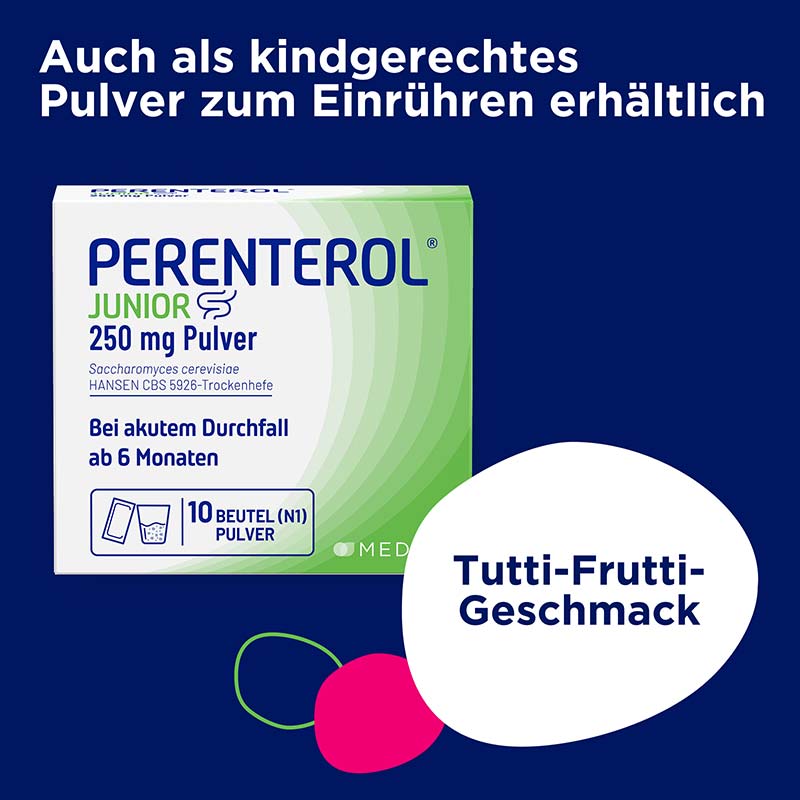 PERENTEROL FORTE 250 mg Bei akutem Durchfall 20 St Hartkapseln