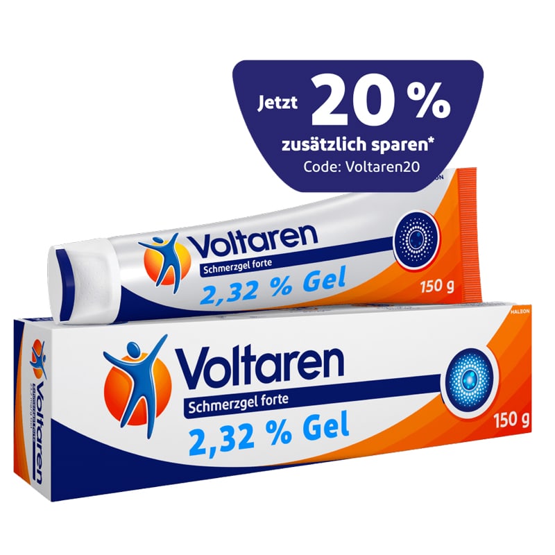 Voltaren Schmerzgel forte 23,2 mg/g- Jetzt 20% sparen - Jetzt 20% sparen 150 g Gel