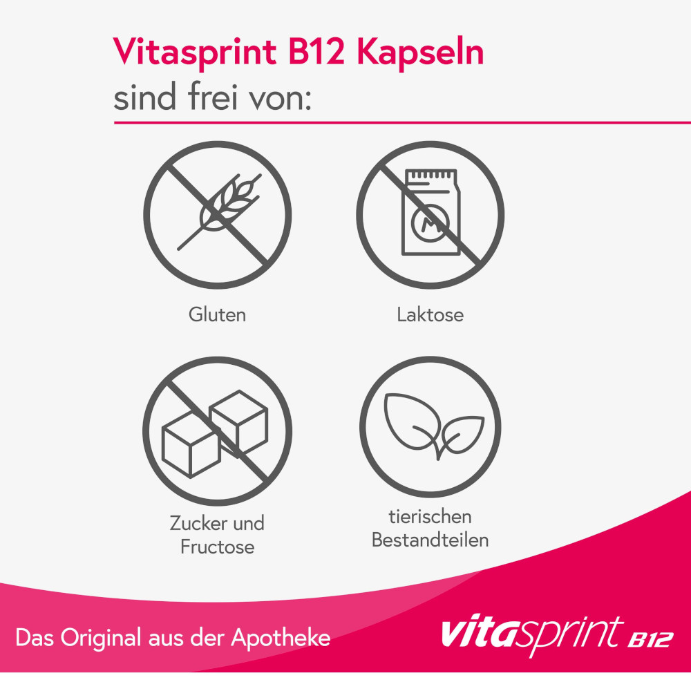 VITASPRINT B12 Kapseln 100 St Hartkapseln