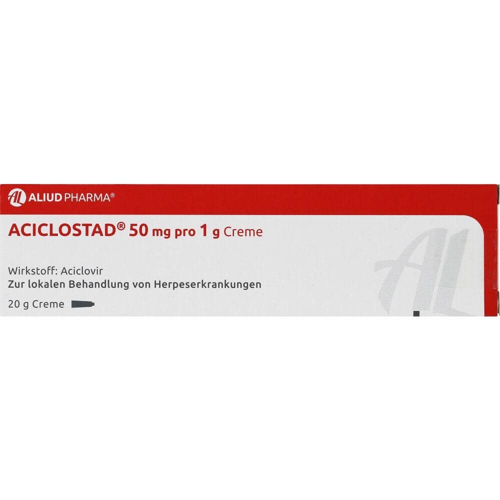 Aciclostad 50mg pro 1g Aliud 20 g Creme