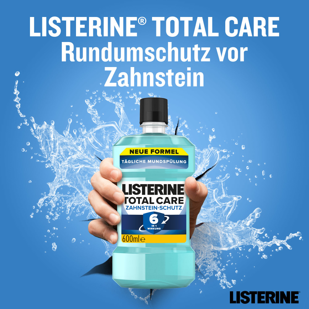LISTERINE TOTAL CARE ZAHNSTEIN 600 ml Lösung