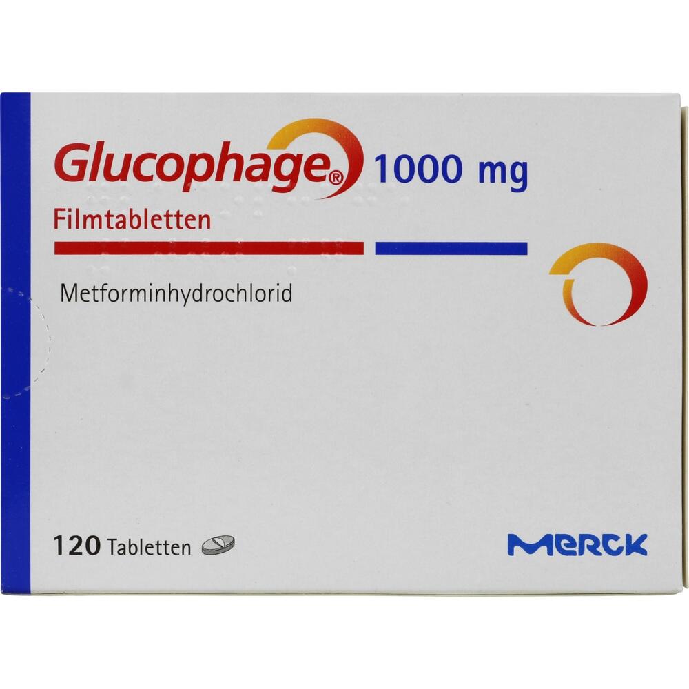 Glucophage 1000mg 120 St Filmtabletten