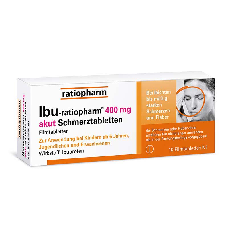 IBU ratiopharm 400 akut  10 St Filmtabletten