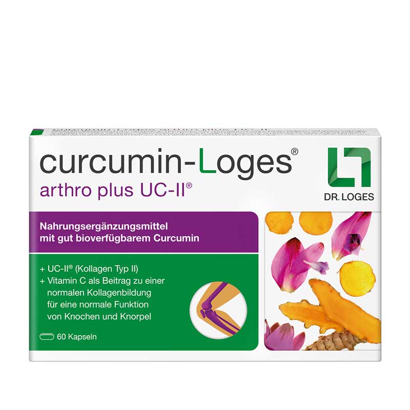 curcumin-Loges arthro plus UC-II 60 St Kapseln
