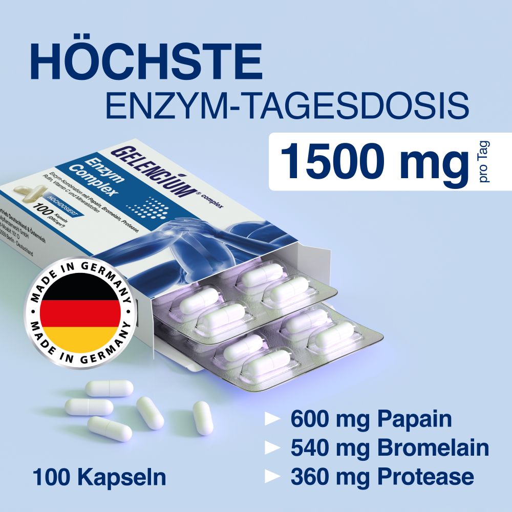 GELENCIUM Enzym Complex 100 St Kapseln