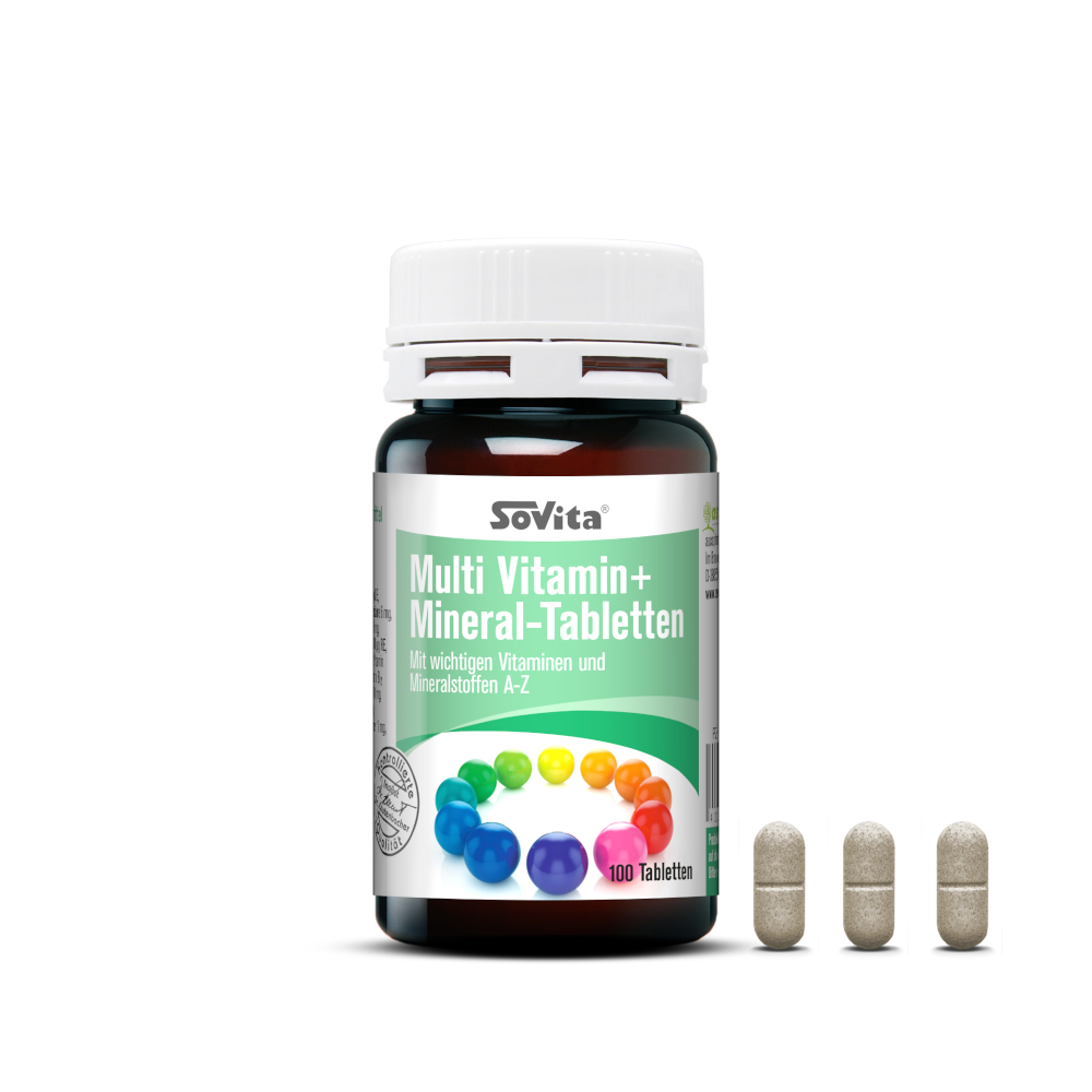 sovita Multi Vitamin + Mineral-Tabletten 100 St Tabletten