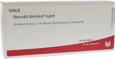 WALA Skorodit Kreislauf InjectInject Ampullen 10X1 ml Ampullen