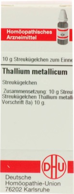 THALLIUM METALLICUM D 12 Globuli 10 g Globuli