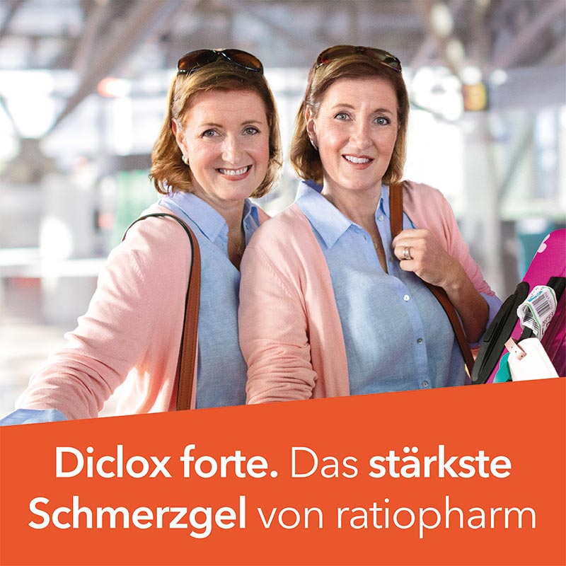 Diclox forte ratiopharm Schmerzgel Doppelpack  2X150 g Gel