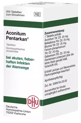 ACONITUM PENTARKAN Tabletten 200 St Tabletten