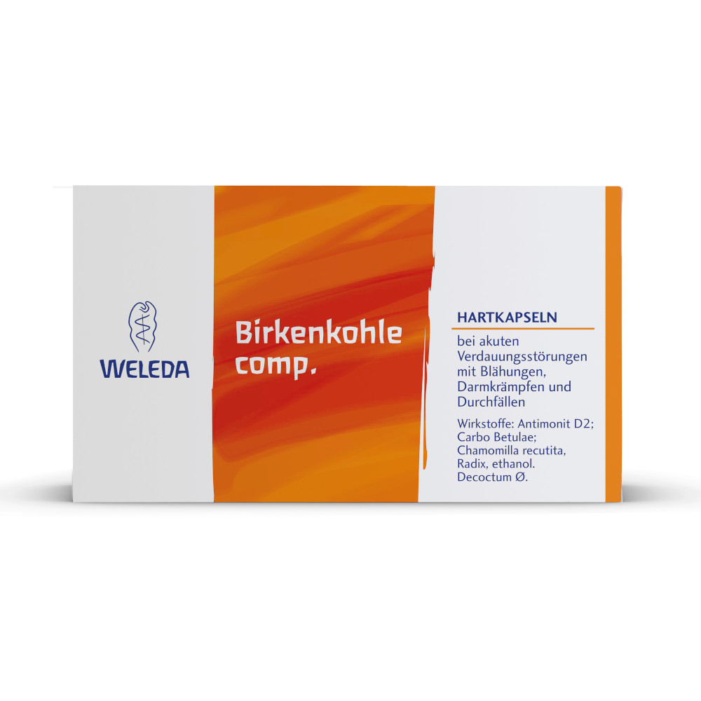 WELEDA Birkenkohle comp.  50 St Hartkapseln