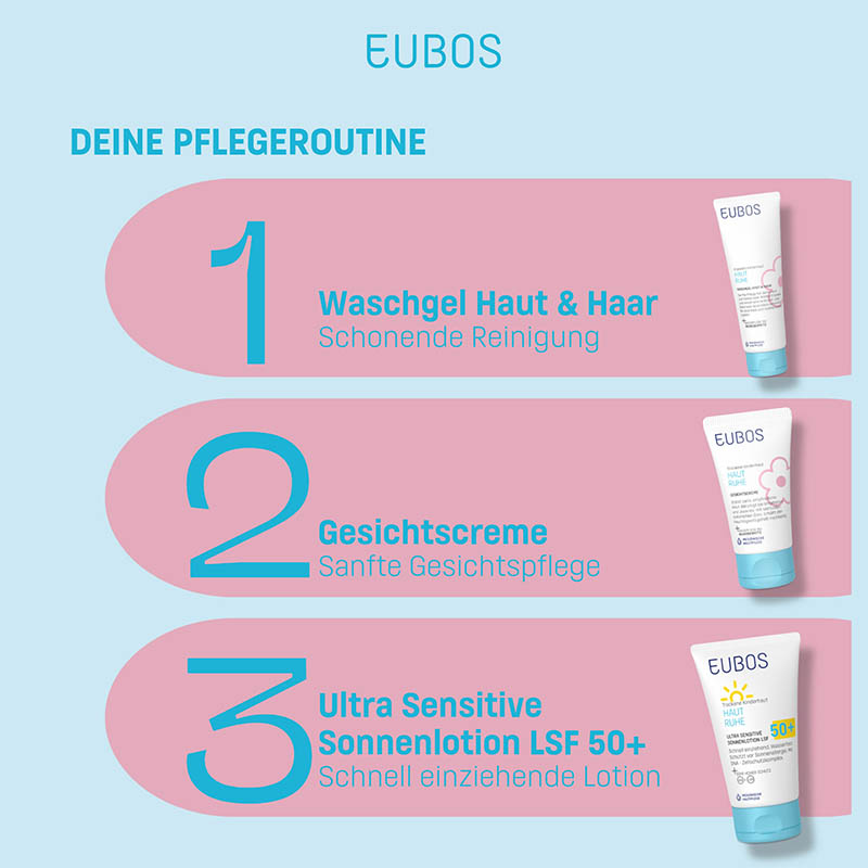 EUBOS HAUT RUHE ULTRA SENSITIVE SONNENLOTION LSF 50+ 150 ml Lotion