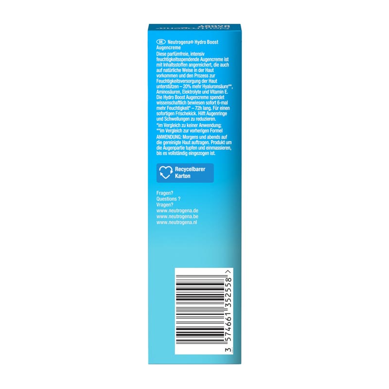 NEUTROGENA Hydro Boost belebendes Augen Creme Gel 15 ml Gel
