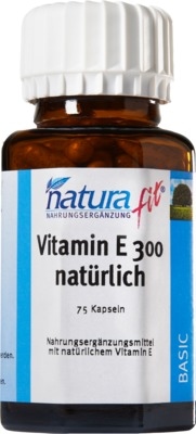 naturafit Vitamin E 300 natürlich 75 St Kapseln