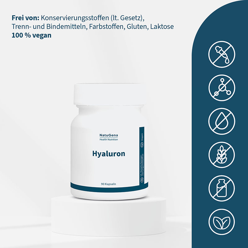 NatuGena Hyaluron 90 St Kapseln