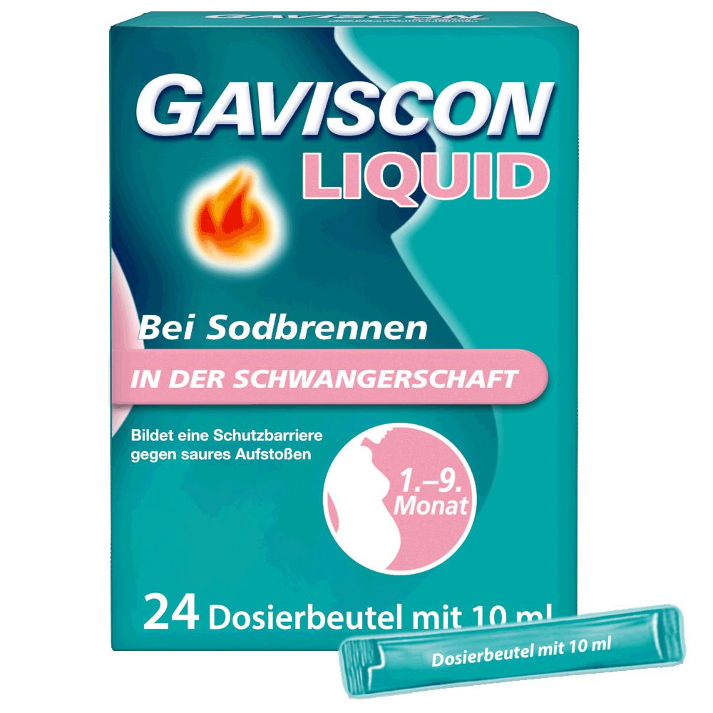 GAVISCON LIQUID Doppelpack 2X24X10 ml Suspension zum Einnehmen