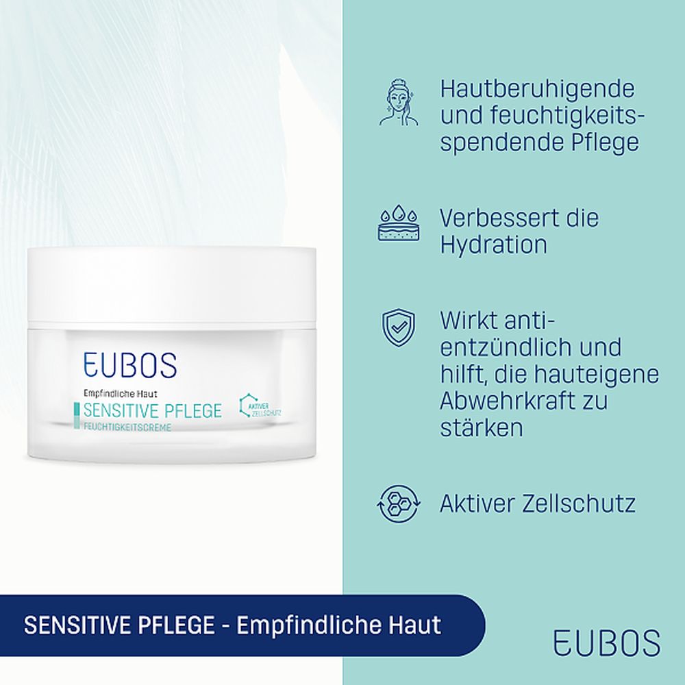 EUBOS SENSITIVE Feuchtigkeitscreme Tagespflege 50 ml Creme