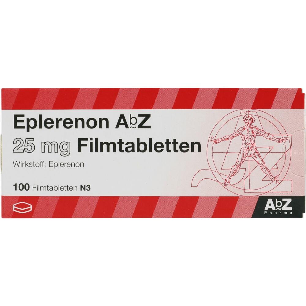 Eplerenon AbZ 25mg 100 St Filmtabletten