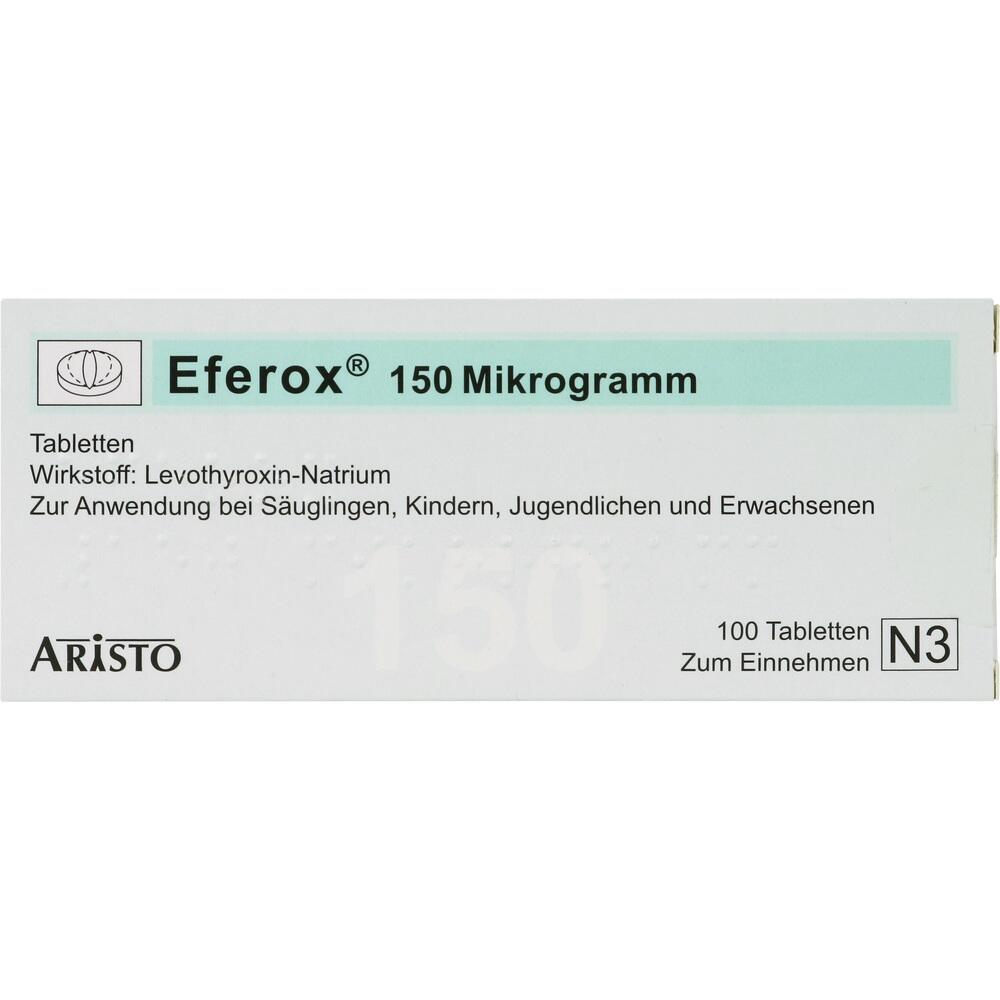Eferox 150 Mikrogramm 100 St Tabletten
