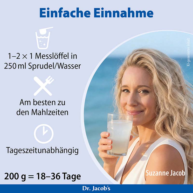 Dr. Jacob's Basenpulver pur Basen-Citrat-Laktat + Mineralstoffe