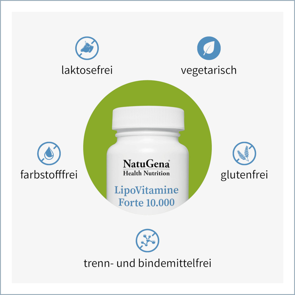 NatuGena LipoVitamine Forte 10.000 120 St Kapseln