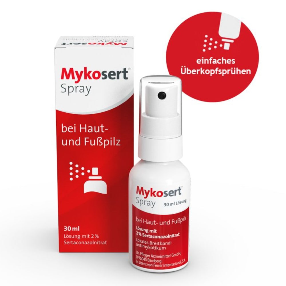 Mykosert Spray bei Haut- und Fußpilz 30 ml Lösung