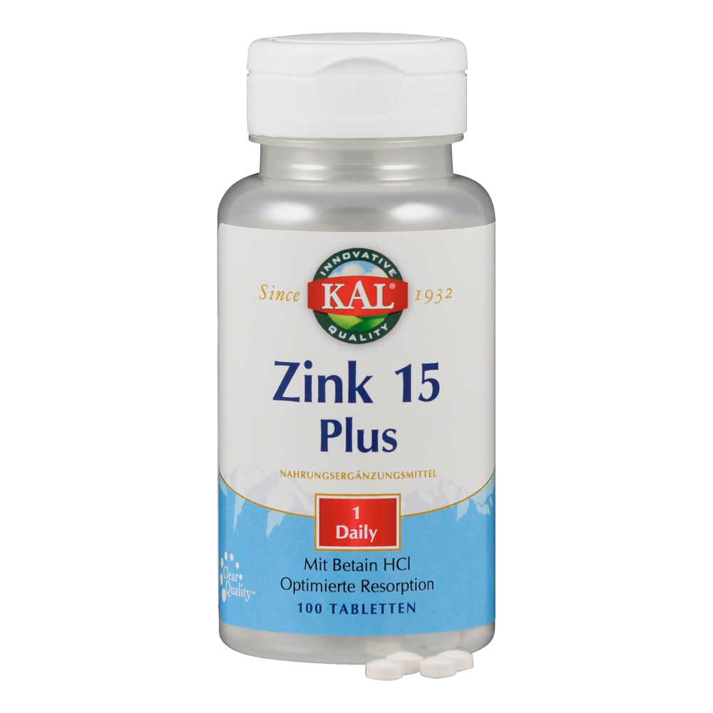 Zink 15 Plus 100 St Tabletten