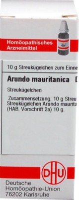 ARUNDO mauritanica D 6 Globuli 10 g Globuli