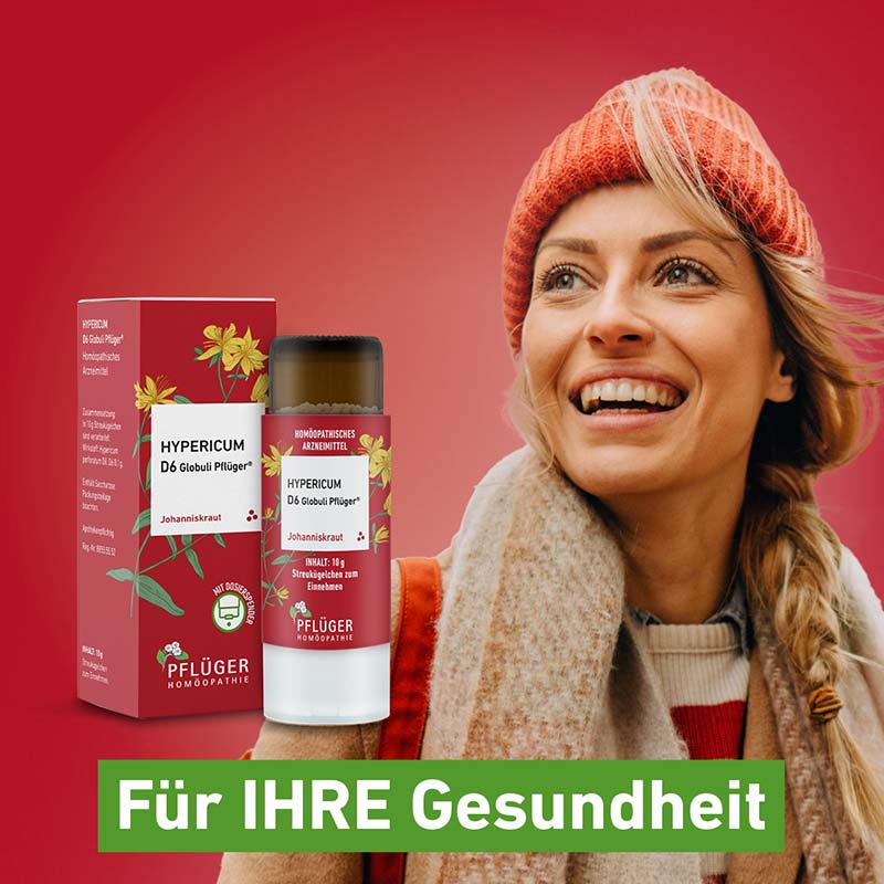 Hypericum D6 Globuli Pflüger 10 g Globuli
