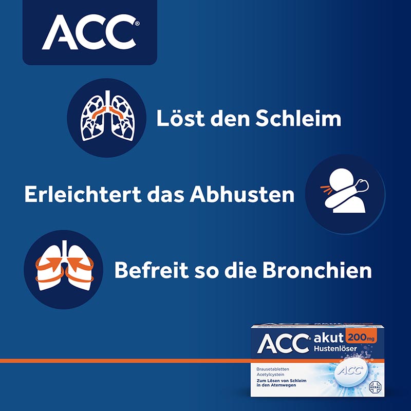 ACC akut 200 mg Hustenlöser 20 St Brausetabletten