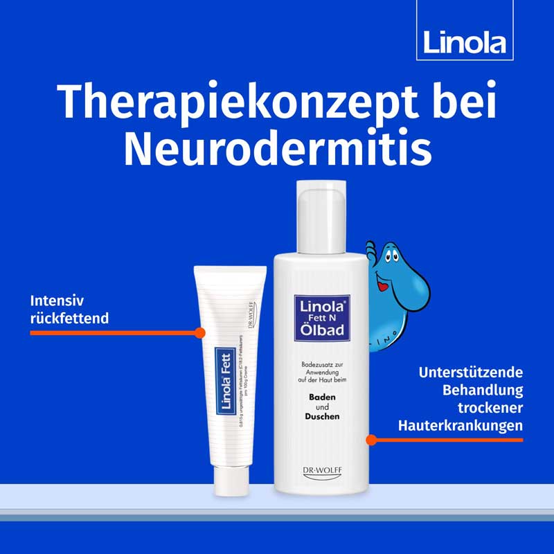 Linola Fett - bei Neurodermitis 700 g Creme