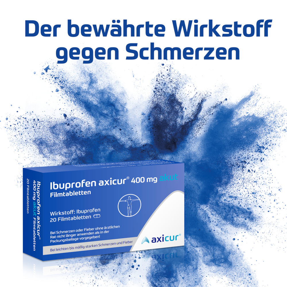 Ibuprofen axicur 400 mg akut 50 St Filmtabletten