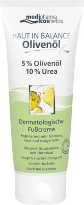 HAUT IN BALANCE Olivenöl Dermatologische Fußcreme 5% Olivenöl, 10% Urea 100 ml Creme