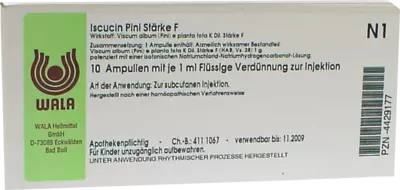 Iscucin pini Stärke F 10X1 ml Ampullen
