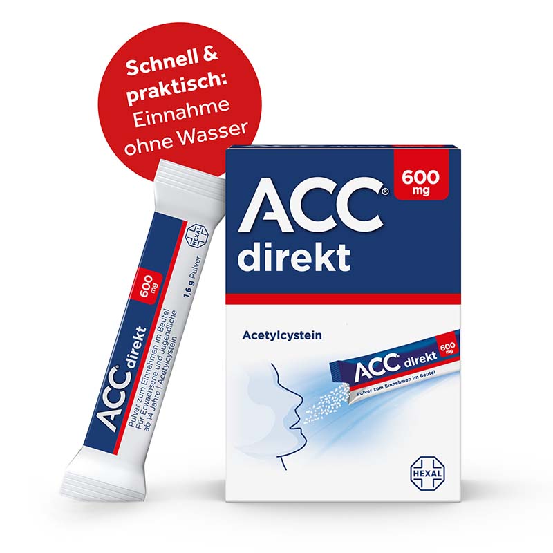 ACC direkt 600 mg  20 St Pulver zum Einnehmen