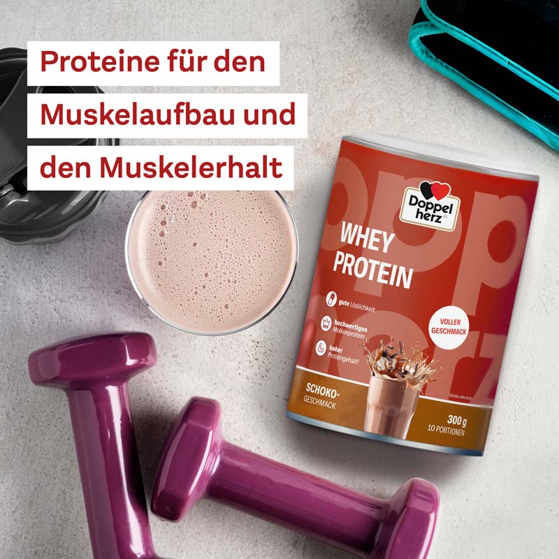 Doppelherz WHEY PROTEIN SCHOKO-GESCHMACK 300 g Pulver
