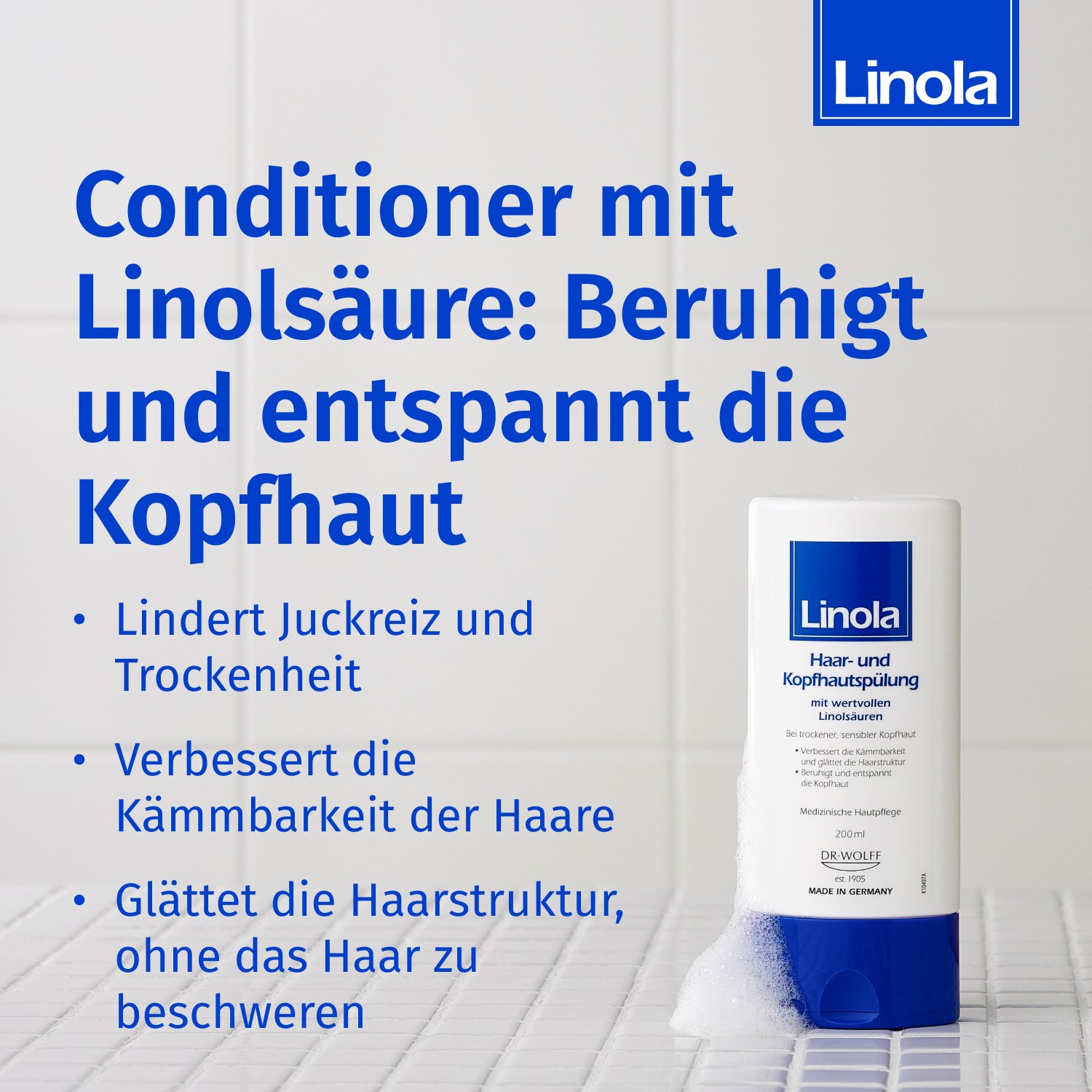 Linola Haar- und Kopfhautspülung 200 ml Haarspülung