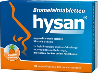 Bromelaintabletten hysan 100 St Tabletten magensaftresistent