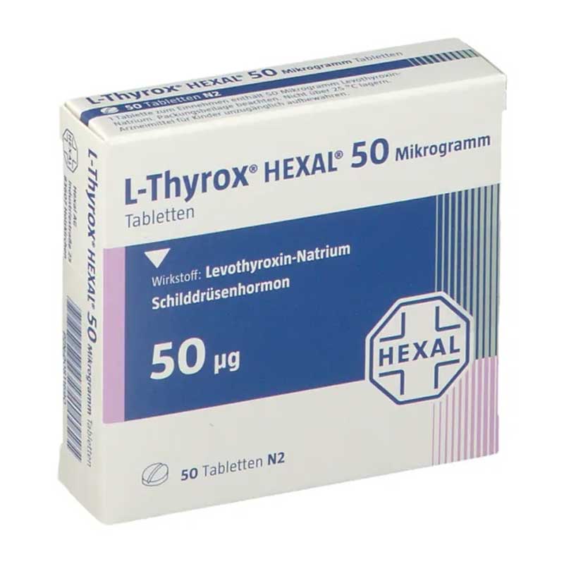 L-Thyrox HEXAL 50 50 St Tabletten