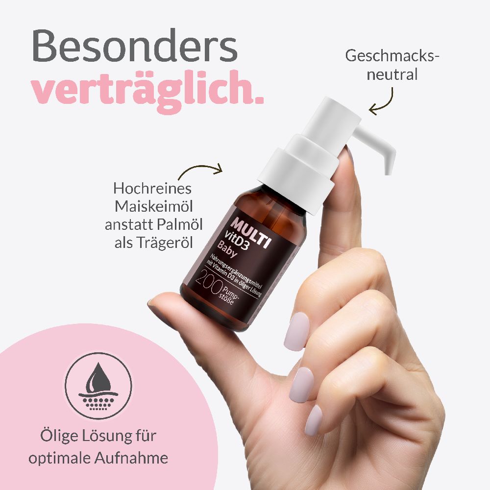 MULTIvitD3 Baby 10 ml Pumplösung