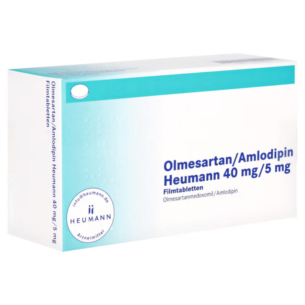Olmesartan/Amlodipin Heumann 40 mg/5 mg 56 St Filmtabletten
