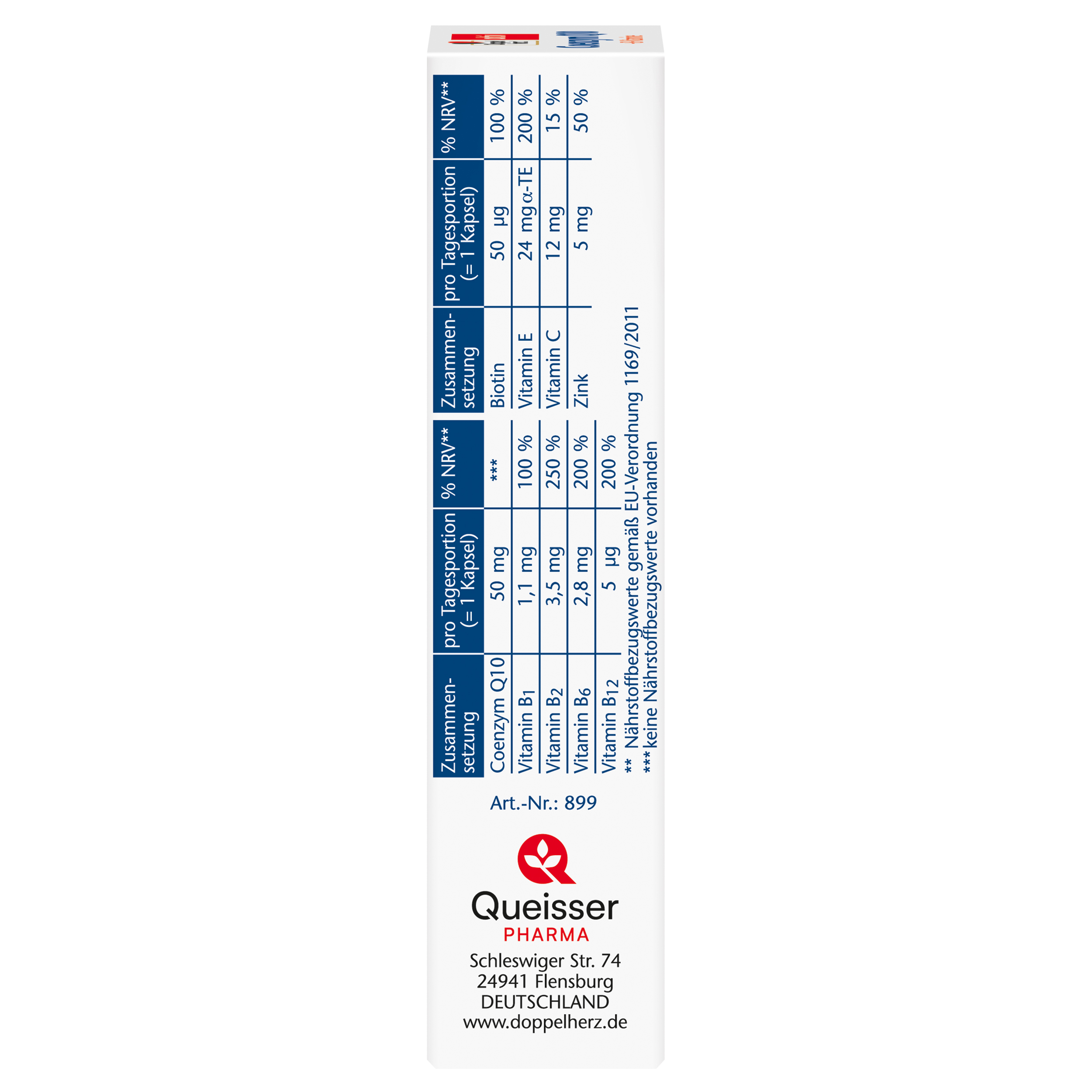 Doppelherz aktiv Coenzym Q10 + B Vitamine  30 St Kapseln