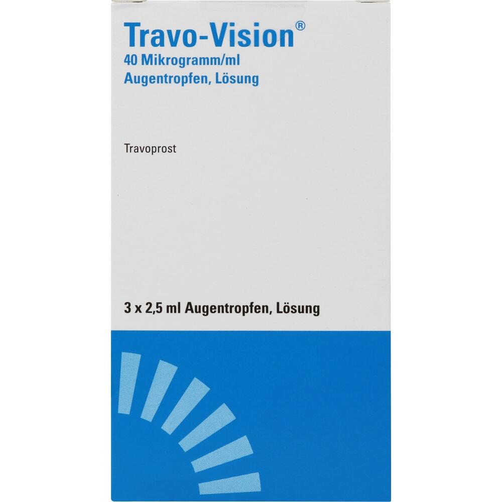 TRAVO-VISION 40 Mikrogramm/ml Augentropfen 3X2.5 ml Augentropfen