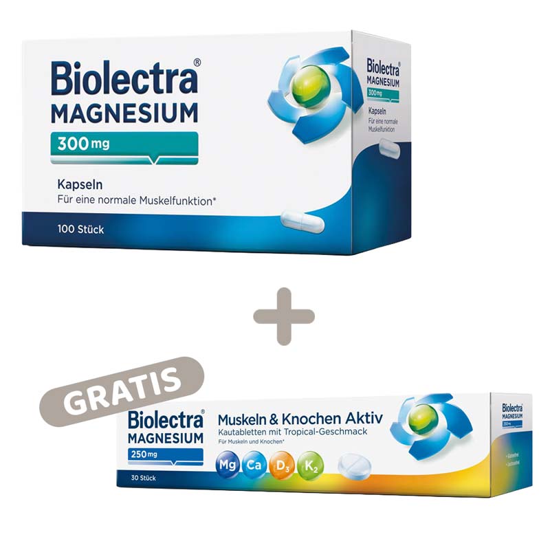 Biolectra MAGNESIUM 300mg  100 St Kapseln