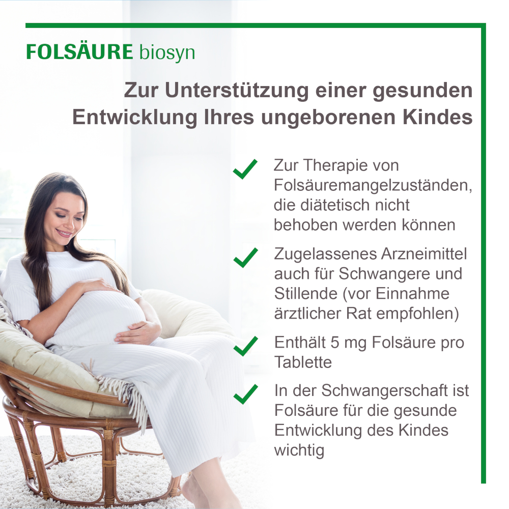 Folsäure Biosyn Tabletten N2 50 St 50 St Tabletten