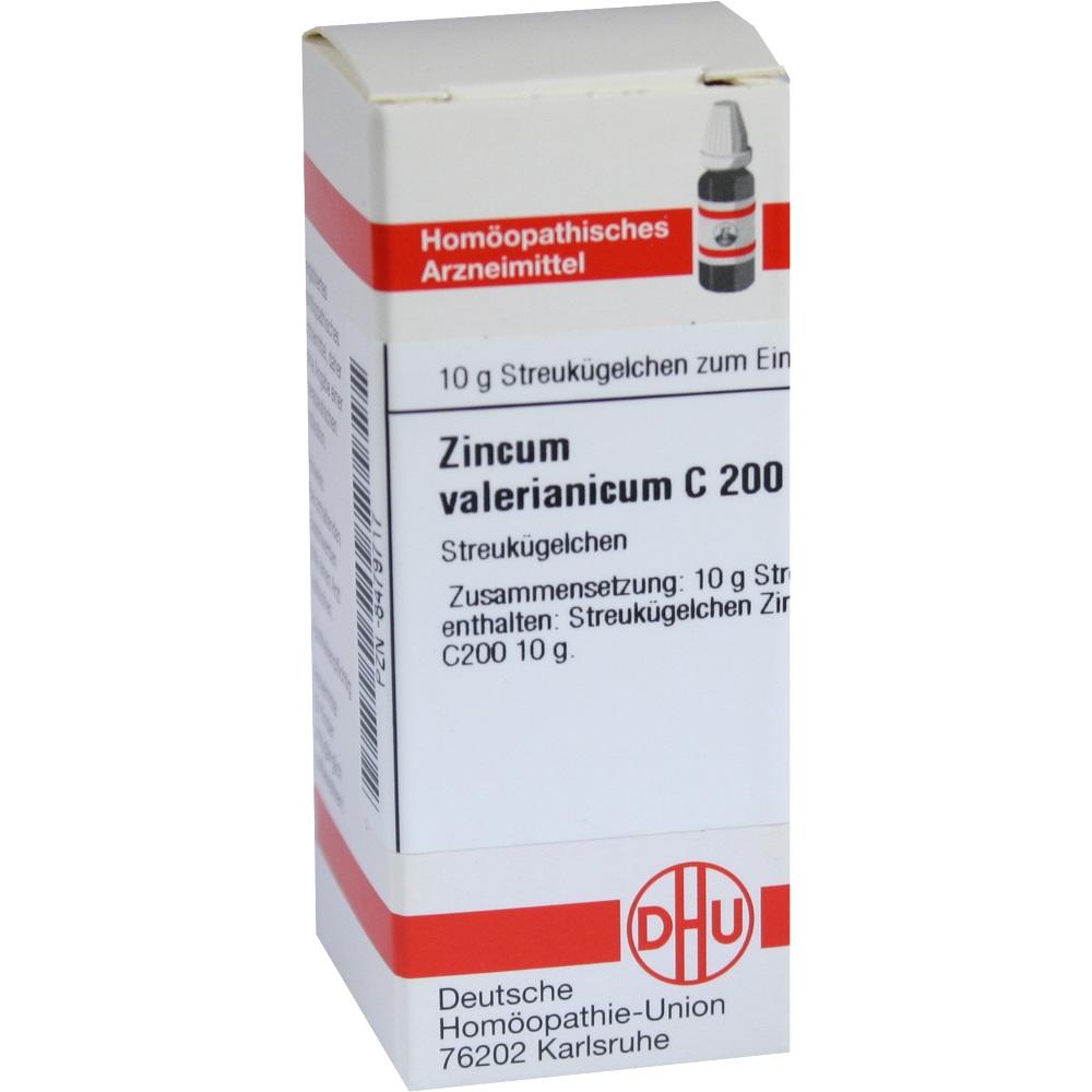 ZINCUM VALERIANICUM C 200 Globuli 10 g Globuli