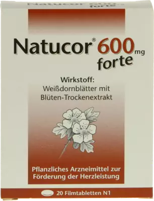Natucor 600mg forte 20 St Filmtabletten