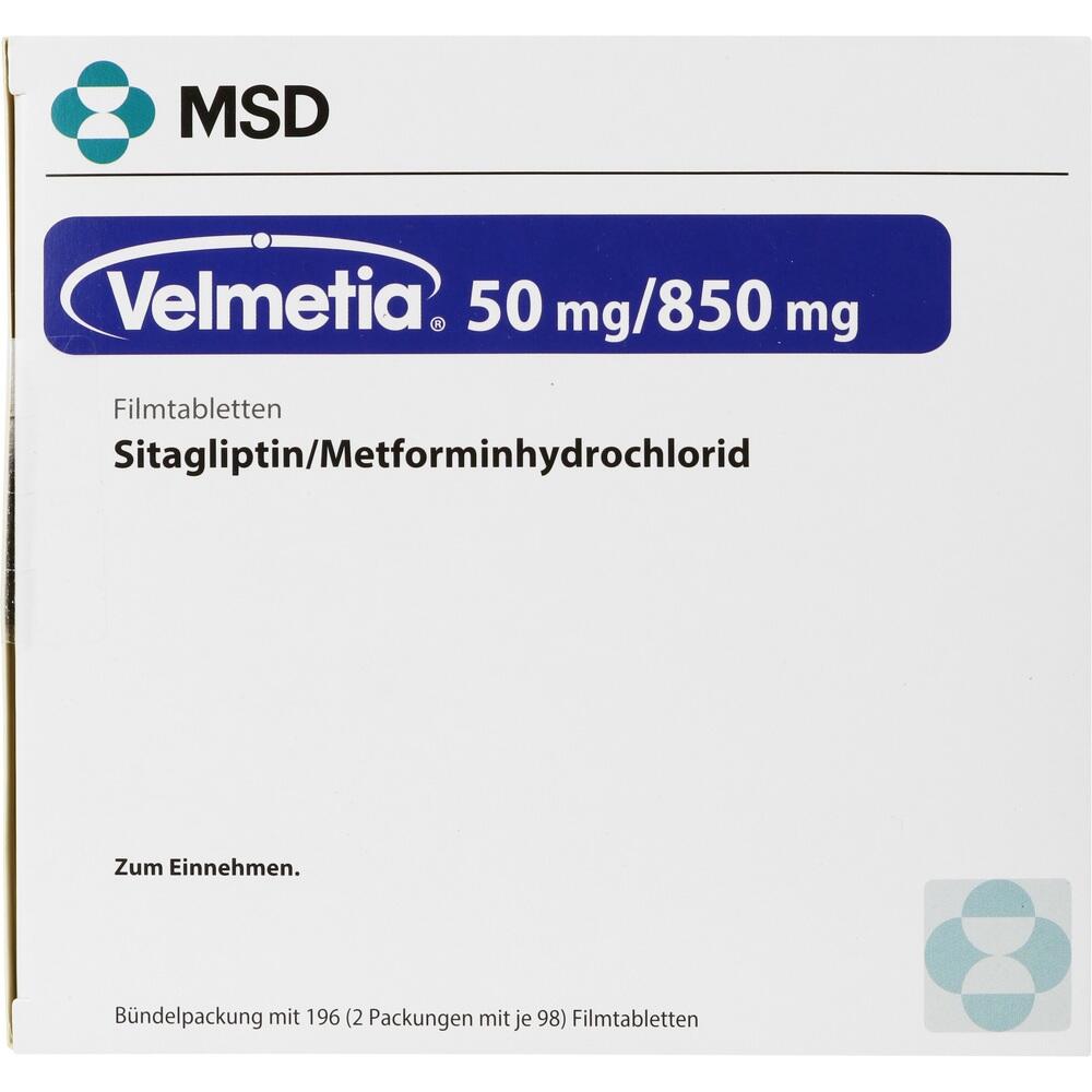 Velmetia 50mg/850mg 196 St Filmtabletten