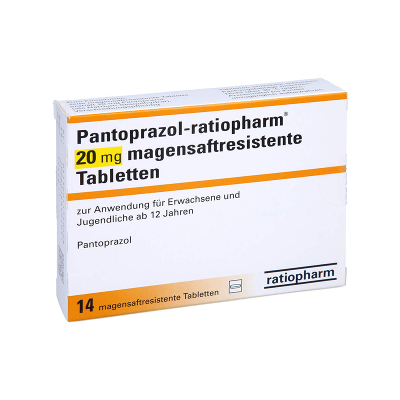 Pantoprazol-ratiopharm 20mg 14 St Tabletten magensaftresistent