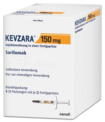 KEVZARA 150 mg Injektionslösung i.e.Fertigspritze 6 St Injektionslösung
